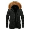 Fleece-Lined Thickened Insulated Cotton Jacket
