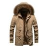 Fleece-Lined Thickened Insulated Cotton Jacket
